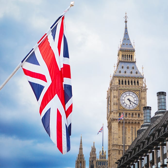 Big Ben, London, UK. a View of the Popular London Landmark